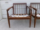 Vintage Set 2 Lounge Chairs Mid Century Modern Mcm Retro Scan Design Danish Pair