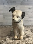 Vintage Antique Rca Victor Cast Iron Nipper Dog  Mascot Coin Bank 6   