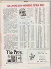 1972  White Sox-rangers Scorebook Unscored Comiskey Park Dick Allen-melton-may
