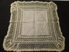 Beautiful Antique Linen   Lace Wedding Handkerchief Hankie 11 
