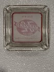 1950 s Vintage Harvard Beer Ale Painted Glass Ashtray Lowell Massachusetts Ma