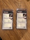 Lot Of 2 Ridgid Pc-1375ml 1 8  To 1-3 8  Pvc And Pex Plastic Pipe Cutters New