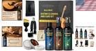 9pcs Guitar Care Kit - Cleaner  Polish  Fretboard   String Oil For All Guitars