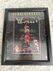 Michael Jordan 1997 Upper Deck Perseverance Bulls Framed Photo 9x11