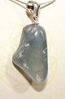 Blue Tara Quartz Tumbled Stone Pendant J3399