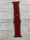Red Flexible Silicone Wrist Band Compatible Apple Watch 38mm 40mm 41mm New