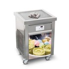 Kolice Commercial Fry Ice Cream Roll Machine-etl 21 x21  Square Pan auto Defrost