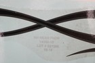 14166-10 New Oem 2010 Harley-davidson Fxcwc Rear Fender Decal Chr blk Rh