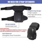 Construction Gel Knee Pads Safety Leg Protectors Work Comfort Pair Professional