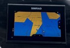 Simrad Go9 Xse 9  Mfd  tested Good  Display  Power Cord  Sun Cover And Gasket