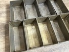 Vintage Metal Loaf Pan Lot Bread Meat Loaf Various Brands Sizes Commercial Home