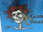 Rare Vintage 70s 80s 10  Grateful Dead Bertha Skull Carnival Prize Mirror Foil