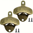1 Pc Vintage Wall Mounted Bottle Opener Retro Beer Opener Bar Tool