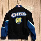 Vintage Oreo ritz Nascar Racing Jacket Dale Earnhardt Jr Kids Size Medium   Guc 