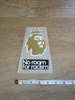 Gold Lion Sleeve Patch Premier League 26 27 Iron On Badge No Room For Racism