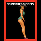 Pin-up Girls Resin 3d Printed Diorama Figure Unpainted Model Railroad Diorama