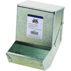 Steel Small Animal Feeder Rabbits Cage Food Dispenser W  Lid Large Capacity New