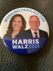 2024 Working Families Harris Walz Presidential Pinback Button