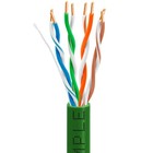 2 Pack Cat5e Ethernet Cable 1000ft Plenum Cmp Solid 24awg Utp Pull Box Green
