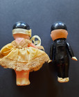 3 5 Inch Vintage Celluloid Bride And Groom Japan