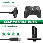 2 Rechargeable Battery Pack Charger Cable Dock For Xbox 360 Wireless Controller