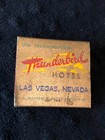 Vintage Thunderbird Hotel Casino Matchbook  Las Vegas Nv 30 Strike Unstruck