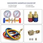 Manifold Gauge Set A c Recharging Hose For R134-a R-22 R-404 Refrigeration V5m5