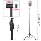      68  Professional Remote Selfie Stick W  Cell Phone Holder Camera Tripod Stand