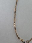 Antique Signed Simmons Gold Filled Pocket Watch Rob Chain Engraved Links 15 