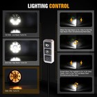 2x Led Motorcycle Spot Lights Headlight Driving Fog Auxiliary Lamp Yellow White