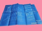 Vtg 1957 Rr Office Blueprint Chic Milw St  Paul   Pacific Rr Savanna Illinois