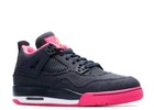 Air Jordan 4 Retro Kids Basketball Shoes 487725-408 Navy Pink Brand New