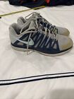 Nike Zoom Vapor 9 Tour Dusty Grey Blue Tennis Federer Nadal Size 10