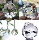 Box Of 50pcs Crystal Balls 40mm  1 5   Prisms Chandelier Part  Wedding