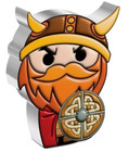 2022 Niue Viking Chibi 1 Oz Silver Coin