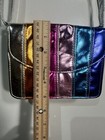 Girls Purse Cross Body Shiny Adjustable Strap Colorful