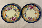Antique Royal Nippon Hand Painted Floral Porcelain 3pc Teapot Sugar Creamer Set