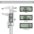 6  150mm Digital Vernier Caliper Metal Electronic Lcd Micrometer Measuring Gauge