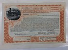Antique 1904 B o Railroad Stock Certificate