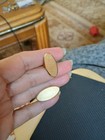 Vintage Gold  Tone Textured Cuff Links