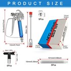 3600 Psi High Airless Paint Sprayer Gun With Nozzle Guard And 5 Spray Nozzle    