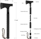 Survival Hatchet   Camping Axe With Fixed Blade Knife Combo Set  Full Tang