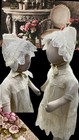 Vintage Antique 4 Pc Ivory Heirloom Christening Dress Exquisite Details Tlc
