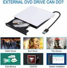Slim External Cd Dvd Drive Usb 3 0 Disc Player Burner Writer For Laptop Pc Mac