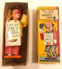 Vintage 50s Nomura Ko-ko Mechanical Sandwich Man Tin Litho Wind-up With Box