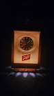 Vintage 1960   s Schlitz Beer Clock  Sign Floating Hands Beer Light Rare Works Euc