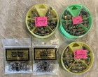 Vintage Lot Freshwater Fishing Tackle Hooks Swivels Sinkers Zebco South Bend
