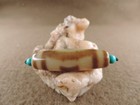 Tibetan Old Agate Dzi Beads Amulet Pendant Bracelet Ancient Gzi Bead C90