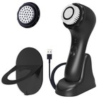 Sonic Cleansing Face Brush   Infusion System - Spa Quality Skincare Tool - Black