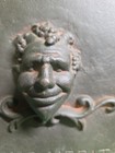 Metal Vtg  In Vino Veritas Plaque In Wine There Is Truth  Smiling Face
